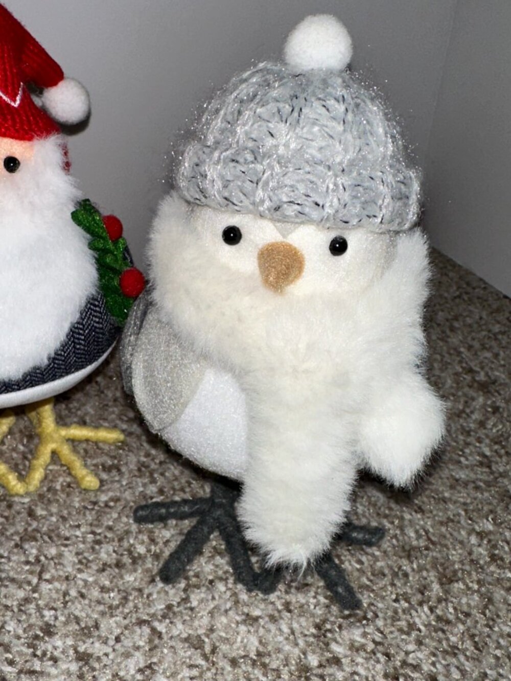 FABRIC BIRDs 7" Christmas WALGREENS 2023 SET OF 4 Featherly Friends - Picture 5 of 5